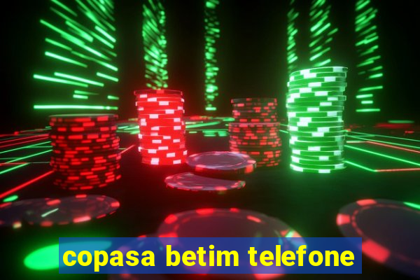 copasa betim telefone