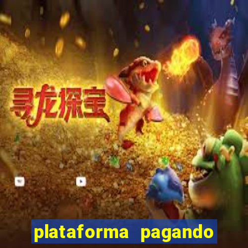 plataforma pagando bonus no cadastro