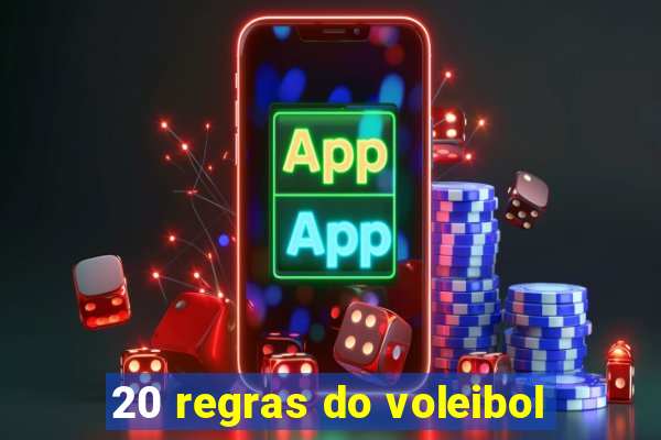 20 regras do voleibol