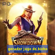 gerador jogo do bicho