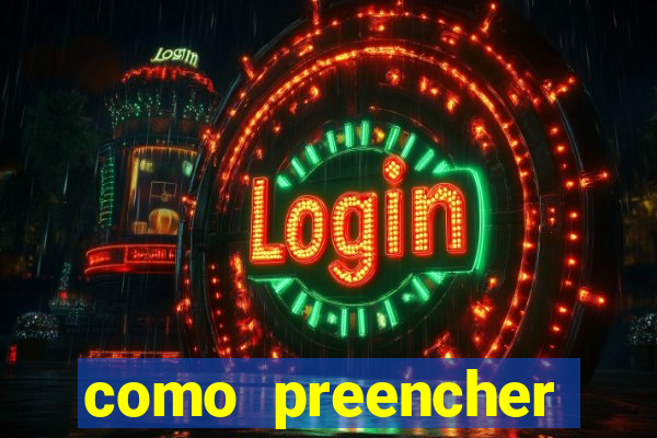 como preencher recibo de pagamento